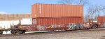 BNSF 254415B and two containers